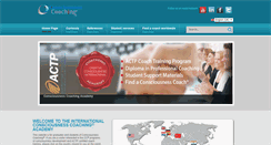 Desktop Screenshot of consciousnesscoachingacademy.com